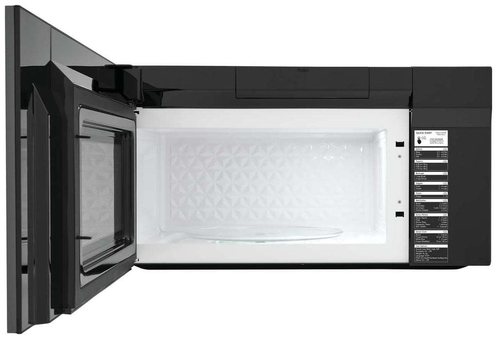 Gallery 30 in. 1.9 cu. ft. Over The Range Microwave with Sensor Cook in Black Stainless Steel