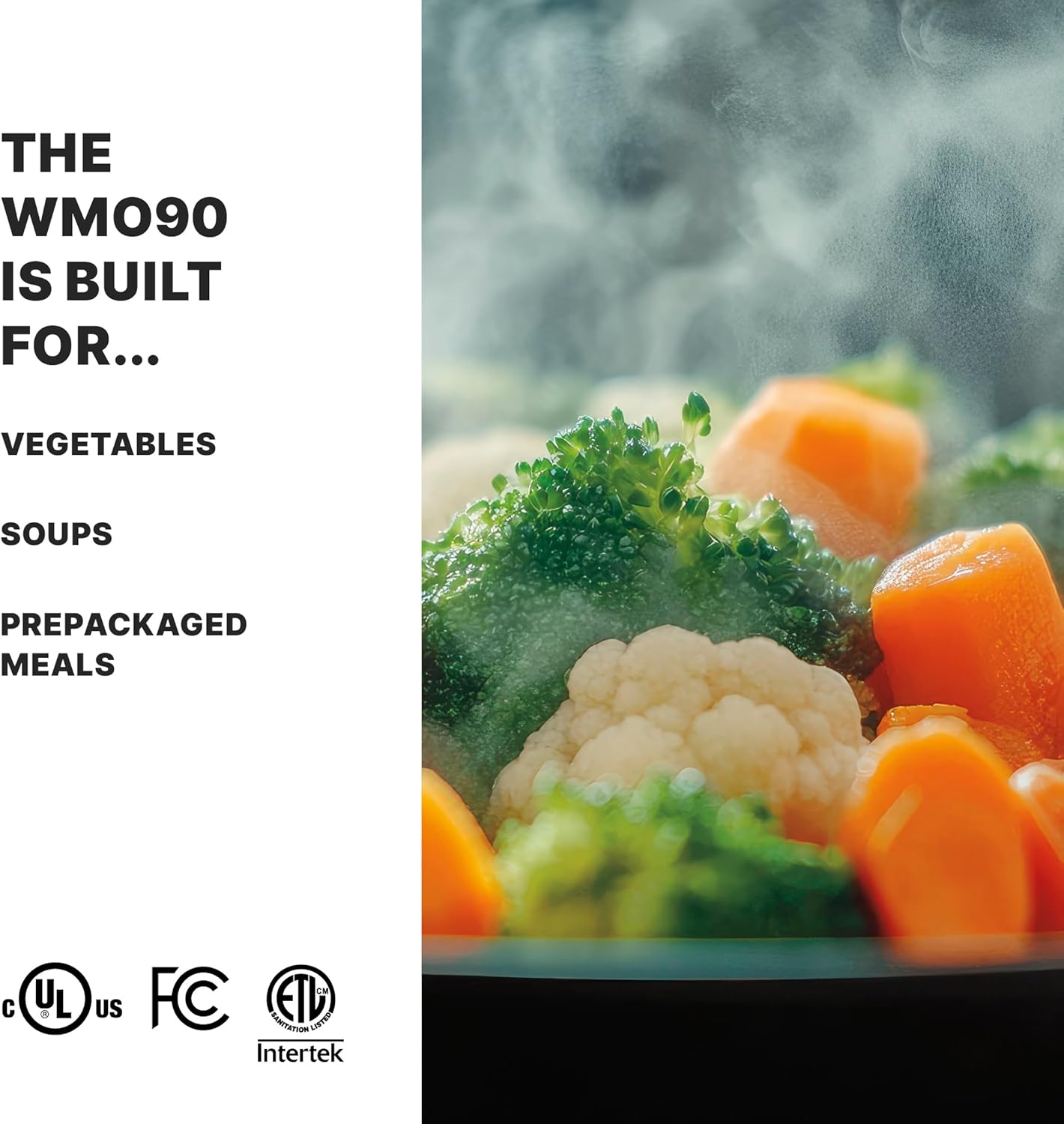 Waring Commercial WMO90 Medium Duty Microwave Oven, 0.9 Cubic Feet, 10 Programmable Memory Settings, 5 Power Levels, Stainless Steel Construction, 120V, 1000W, 5-15 Phase Plug