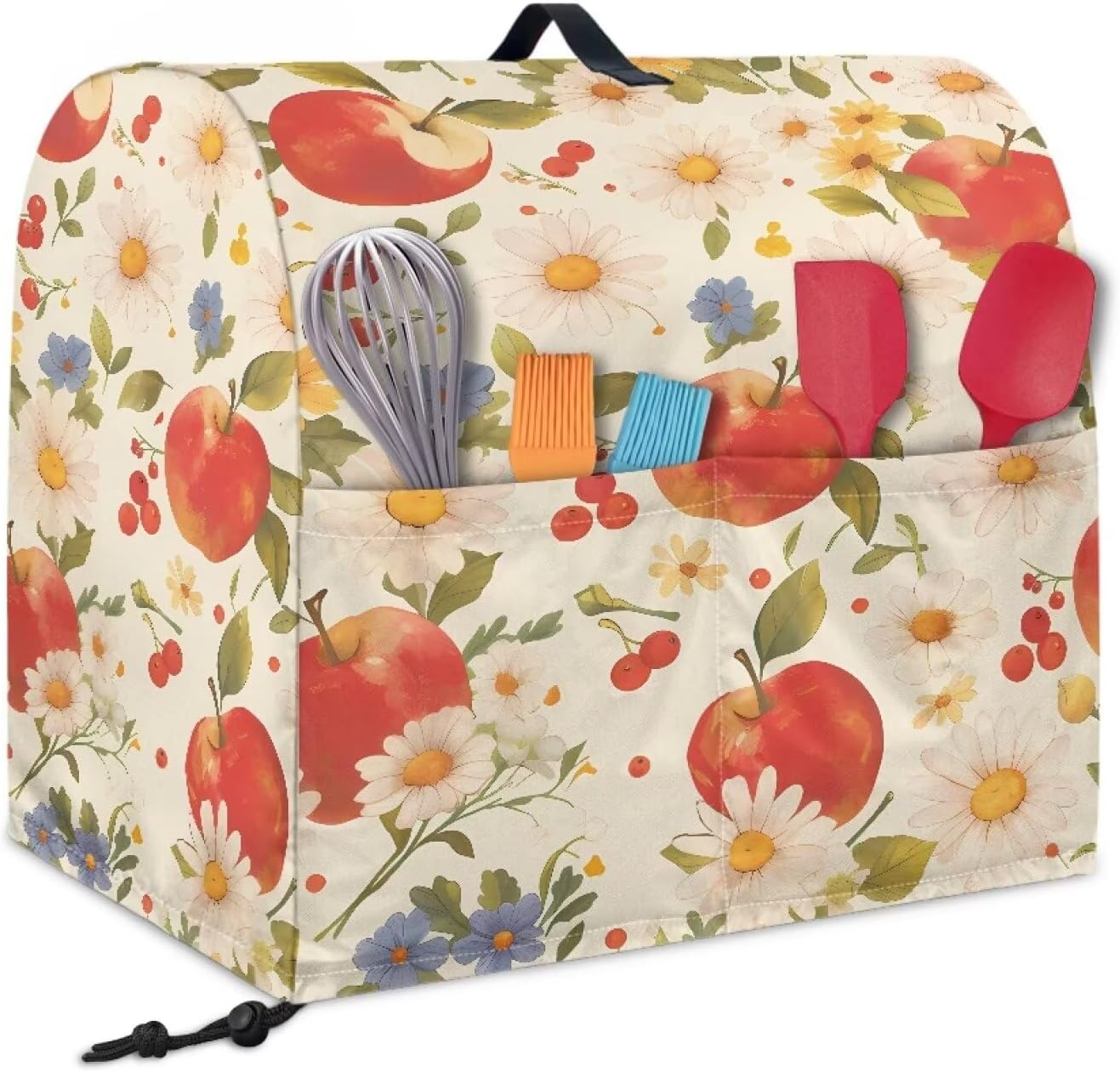 Stand Mixer Organizer Bags, Stand Mixer Cover with Hook Portable Blender Covers Waterproof Blender Covers Sturdy Appliances Acessories Fashion Kitchen Attachments Cute Daisy