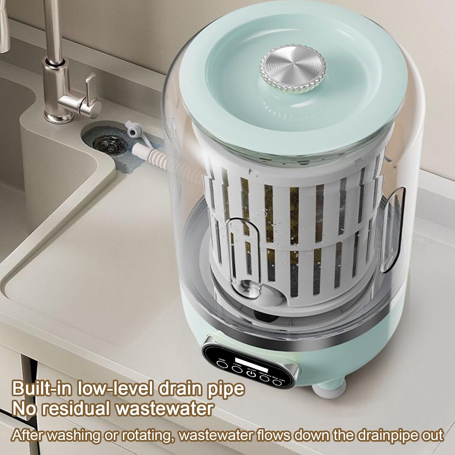 Travel Portable Washes, Mode Small Washing Machine with Rotate Basket, Efficient Laundry Performance Washer for Bras Baby Clothes Socks T Shirts Underpants Travel Camping Bathroom