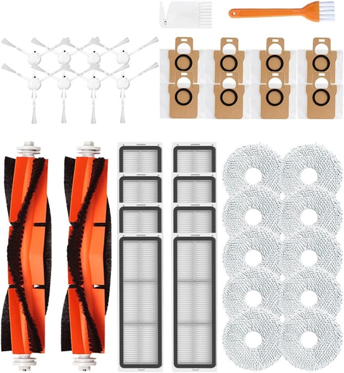 Vacuum Cleaner Parts,Compatible for Xiaomi Mijia Omni B101CN All-in-One,Compatible for Dreame L10s Ultra,Compatible for Dreame S10/ S10 Pro Replacement Accessories (Color : 38pcs-B)