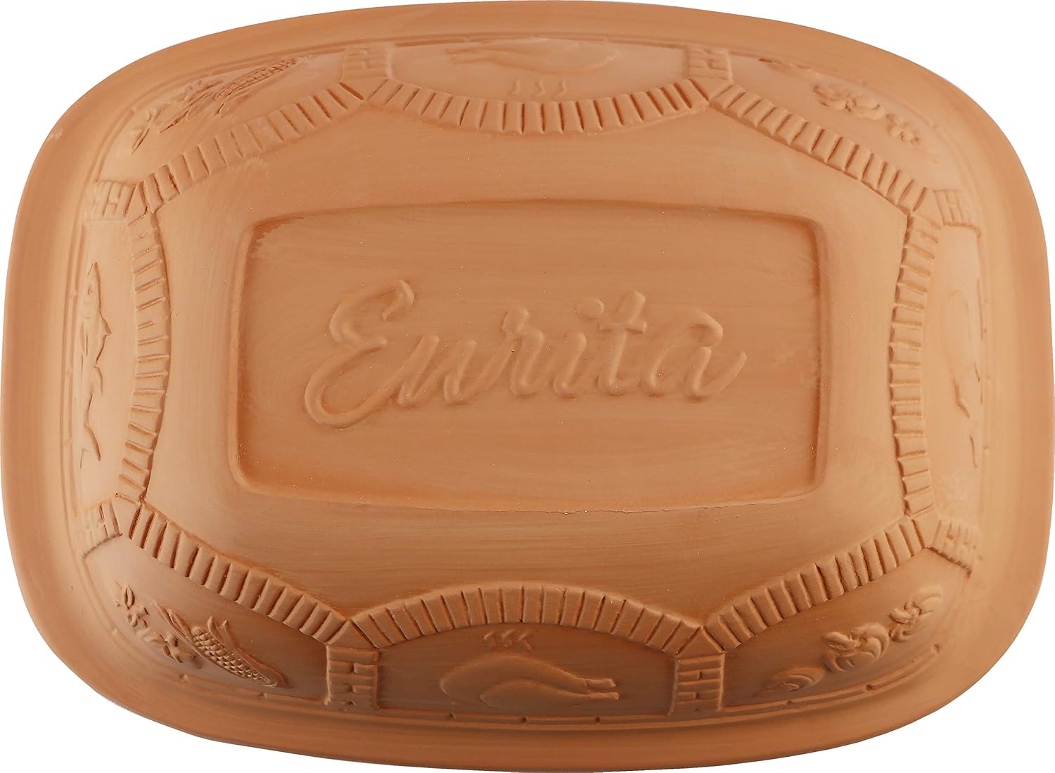 Eurita Clay Roaster, Non-Stick Dutch Oven, Healthy Clay Pot Cooking, With Free Recipe Guide, 6.25 Quarts