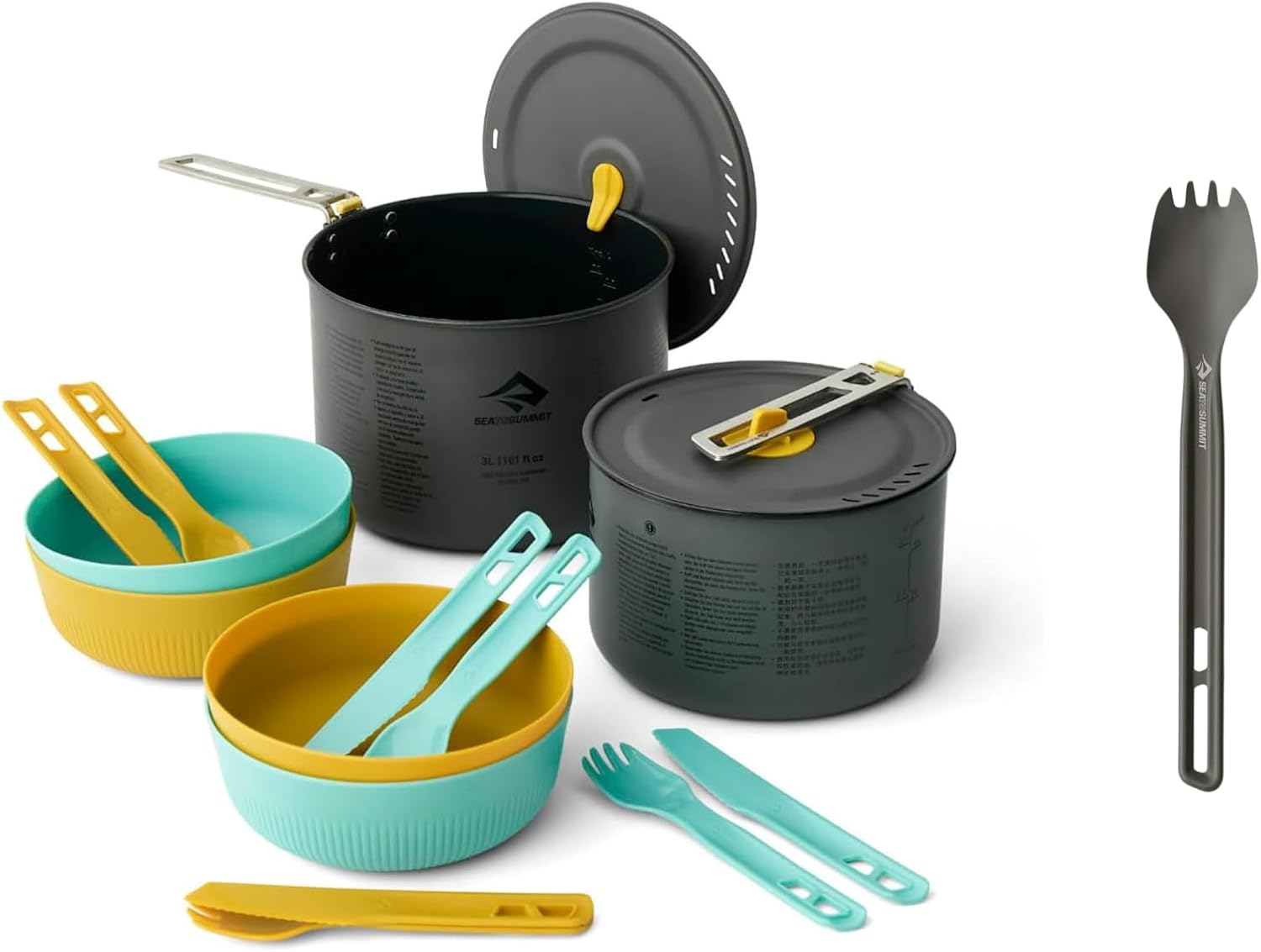 Sea to Summit Two Pot Cook Set and Spork