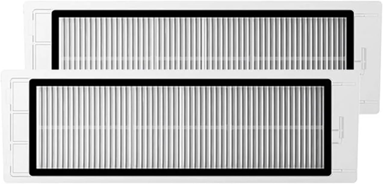 Brush Mop Cloth Robotic Vacuum Cleaner Accessories，Compatible for Xiaomi，Compatible for Mijia 1C 1T Robot Vacuum Mop，Compatible for Dreame F9 Hepa Filter Main Side(N)