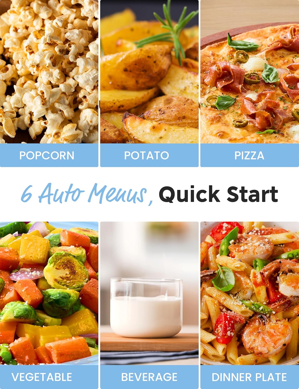 COMFEE' Retro Microwave Oven, Small Microwave with 6 Auto Menus, 0.9 cu.ft Countertop Compact Microwave with Multi-stage Cooking, Mute Function, LED digital, Green/900W, CMO-MMP02AA(GN)