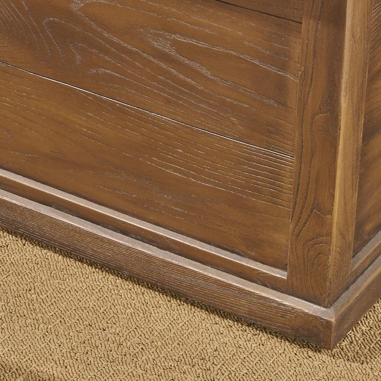 GDFStudio Outdoor 4-Seater Acacia Wood Club Chairs with Firepit, Brown Patina Finish and Dark Teal and Wood Pattern