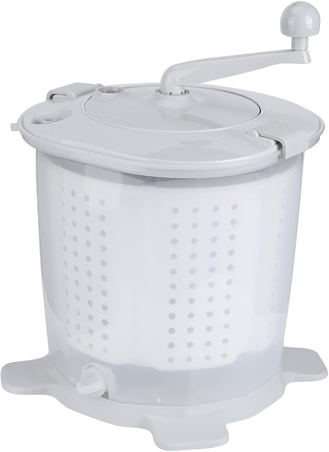 Focket 2 in 1 Portable Washing Machine Dehydrator, 15.7in Underwear Washing Machine for Baby Clothes, Portable Washer for Camping, Manual Small Washer for Apartment Small Laundry