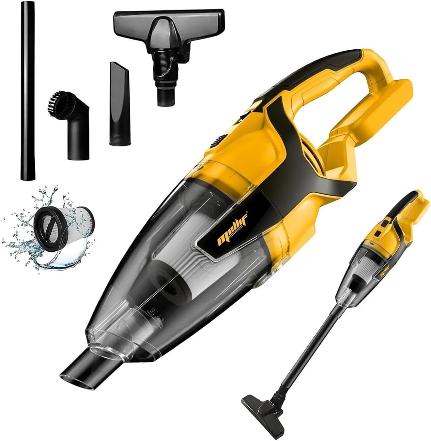 Cordless Handheld Vacuum Cleaner, Compatible With Dewalt 18V/20V Battery, For Hardwood Floor, Carpet, Car Cleaning