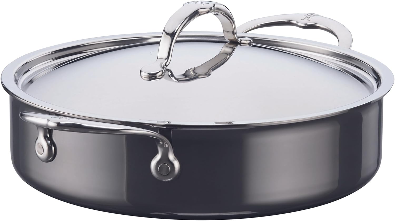 Hestan - NanoBond Collection - Stainless Steel Titanium Sauteuse, Induction Cooktop Compatible, 3.5 Quart