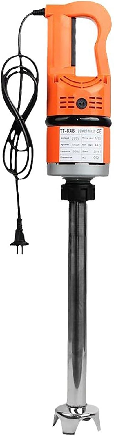 Hand Blender Stick, 1000W Commercial Immersion Blender, Hand Blender with 377mm Stick, with Locking and Safety Button, Variable Speed Multi-Purpose for Soup,Smoothie,Puree