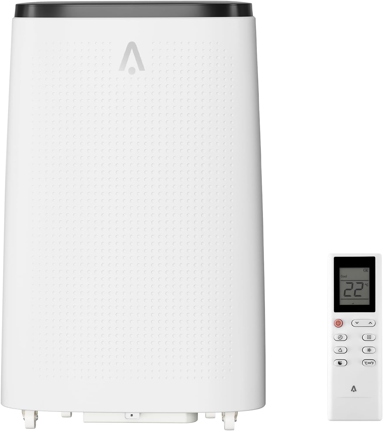 14000 BTU Portable Air Conditioners, 3-In-1 Unit Offers Fast Cooling, Dehumidification, Three-Speed Fan for Rooms Up to 750 Sq. Ft, with a 24-Hour Timer, Remote Control, and Operates Quietly, Black