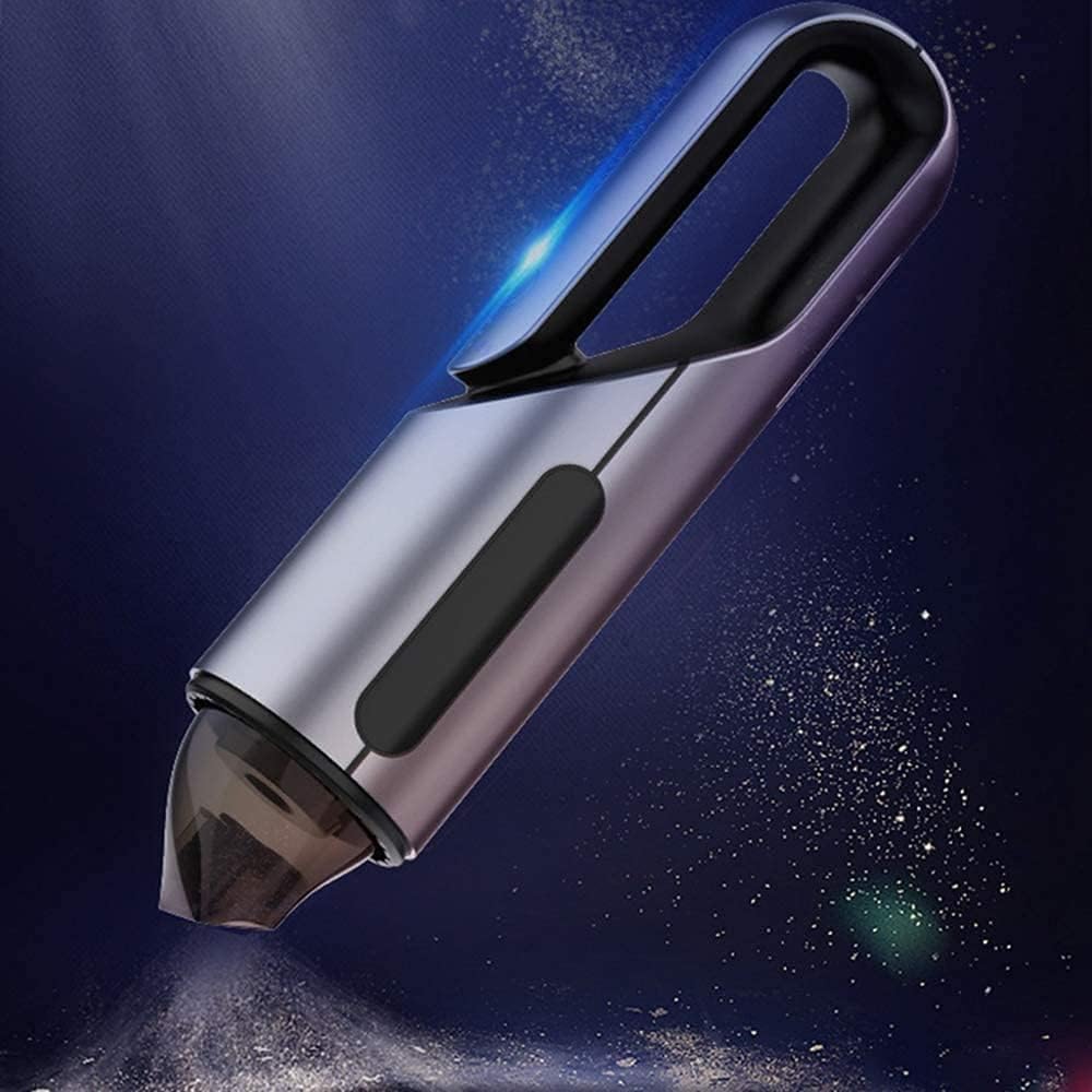Handheld Vacuum Cordless, Rechargeable Car Vacuum, Portable Hand Held Vacuum for Home and Car Cleaning (Color : Silver)