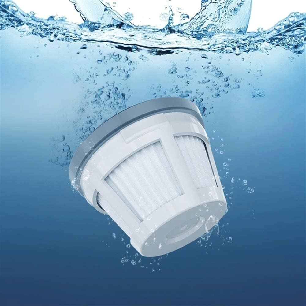 Vacuum Cleaner Wireless Mini Handheld Dual Filter Vacuum Cleaner, Portable Strong Suction Dual Purpose Dry and Wet Vacuum Cleaner, Multi-Function Large Capacity Battery Non-Slip Handle Su