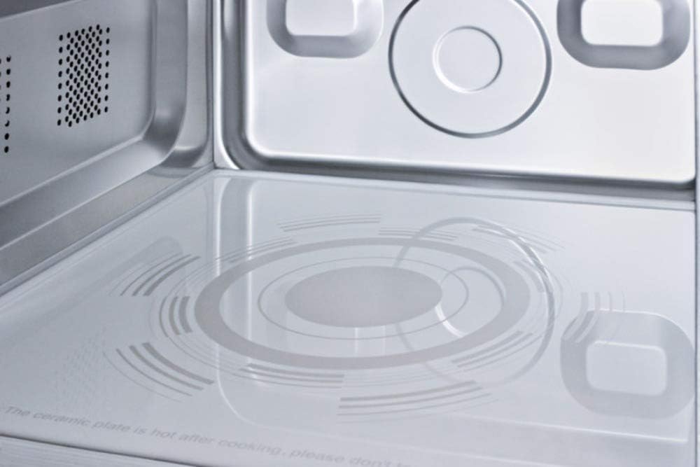 Summit 21” Microwave, 0.9 cu.ft., Countertop Microwave, Commercial Microwave Oven, Stainless Steel- SCM1000SS