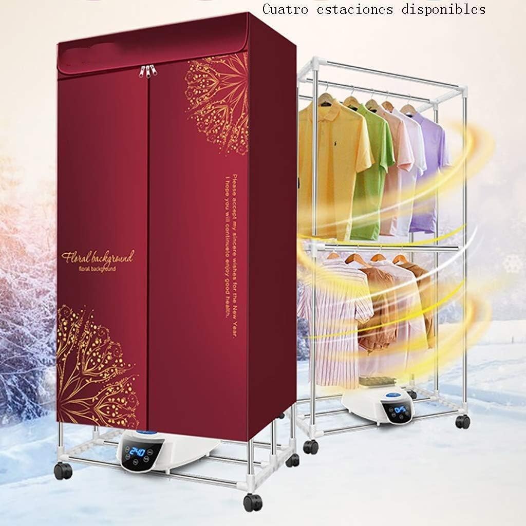 Heated Clothes Dryer Drying Rack with Automatic Timing Foldable Touch Display Portable Clothes Dryer Portable Drying Rack for Laundry Capacity Energy