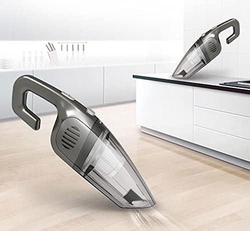 Handheld Vacuum Cordless, Car Vacuum Cleaner, High Power Handheld Vacuum Cordless Lightweight Small Vacuum for Car/Home/Office Cleaning（Gray）