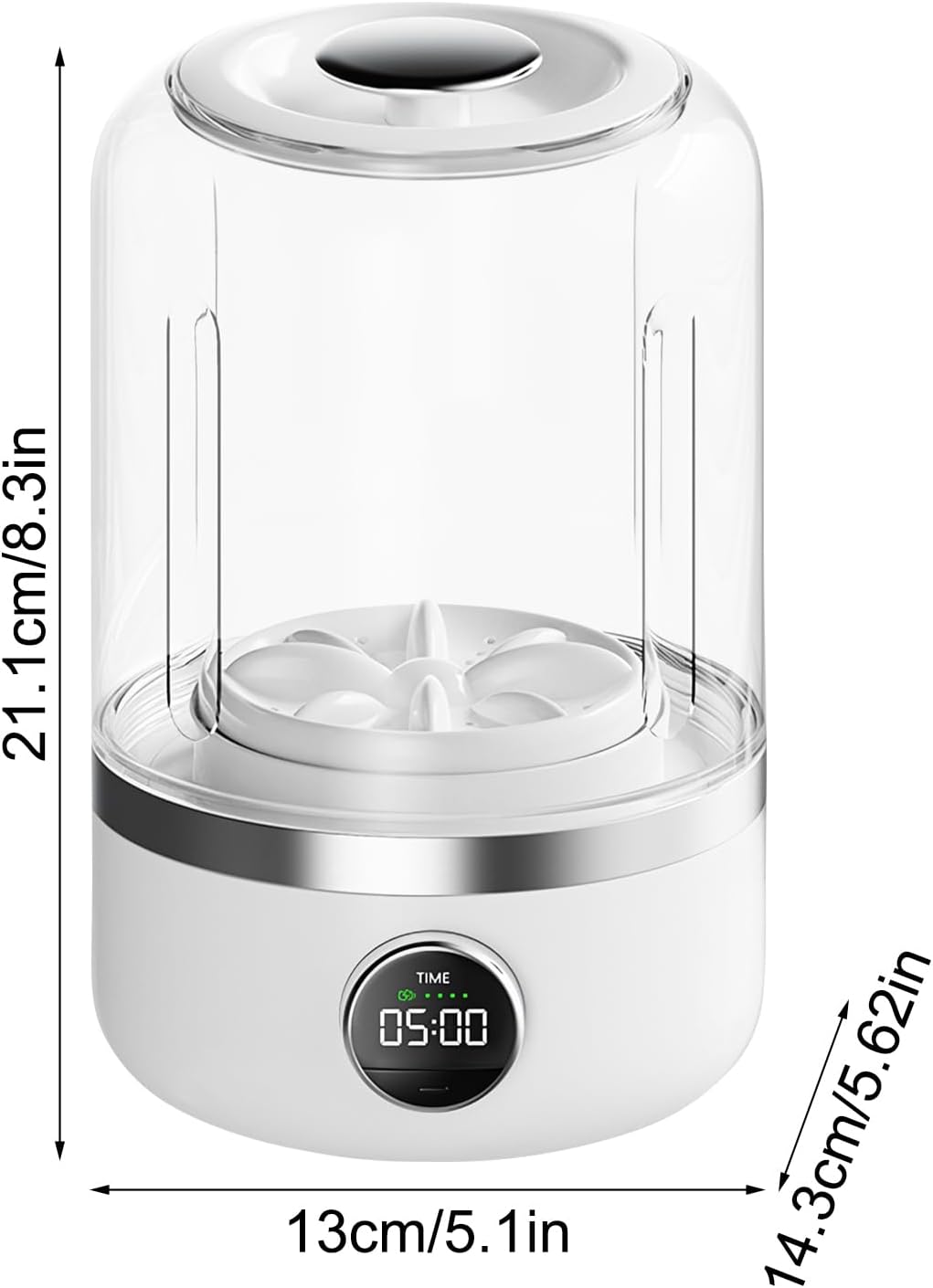 Ye02 Mini Washing Machine, Portable Cordless Underwear Washer Machine, Mini Laundry Washer with 2 Modes Cleaning for Underwear, Socks, Travel, Camping, RV