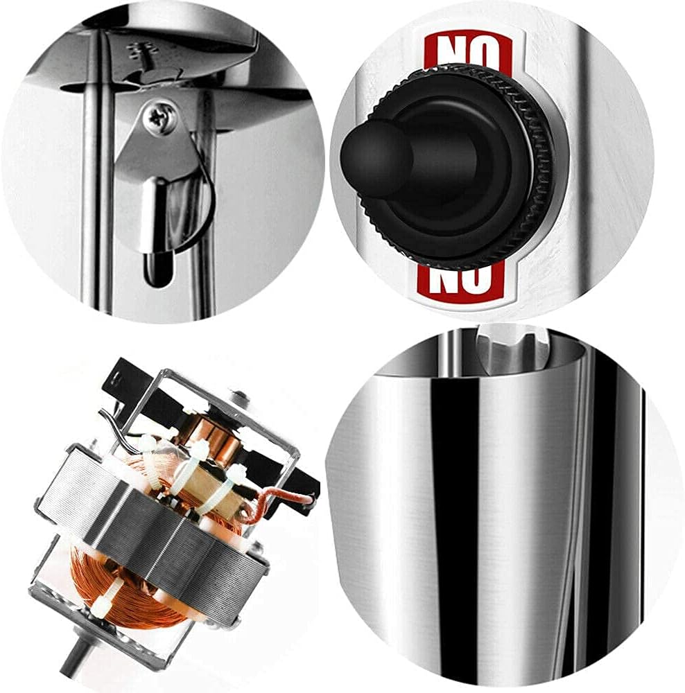 Milkshake Maker Machine Commercial Milk Shake Maker Mixer, Electric Malt Maker Machine, Drink Mixer with Single Head Malt Blender Stainless Steel Two-Speed 110V 180W 18000rmp (US Stock)