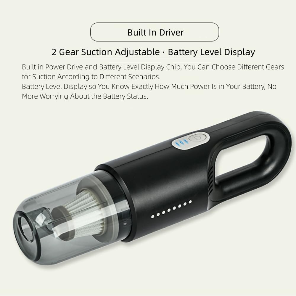 Cordless Stick Vacuum Cleaner and Mop All in One, 18000Pa Suction Cordless Wet Dry Vacuum Cleaner with Water Tank, Household Upright Vacuum Cleaner and Mop Combo for Hard Floor Pet Hairs (Black)