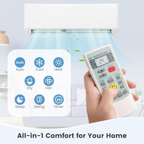 SIMOE 36000 BTU Tri 3 Zone Multi Zones Mini Split AC Heat Pump Full Set, Mini Split Air Conditioner, Wifi-Enabled 23 SEER2, 9k+9k+12k BTU, 208-230V, Ductless Energy Star, Installation Kit