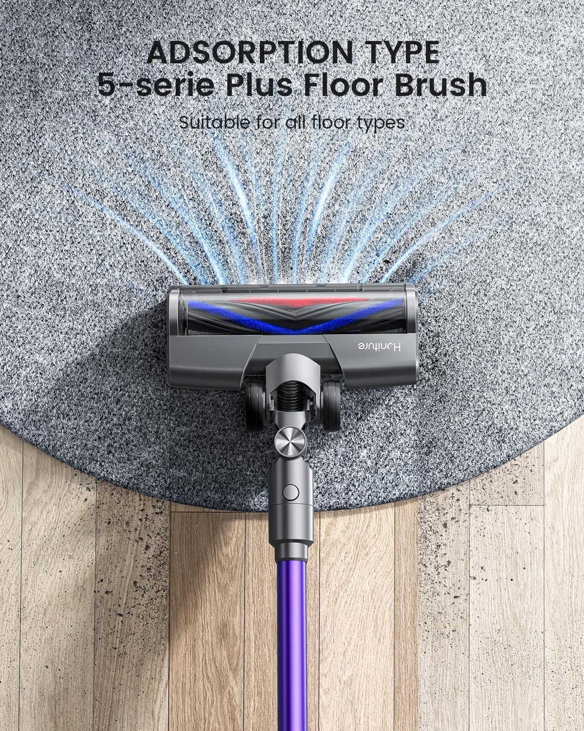 S14 Cordless Vacuum Cleaner 450W 33KPA Stick Vacuum Cleaners with OLED Screen, Up to 55mins,Anti-Tangle Brush, Aromatherapy, Lightweight Vacuum Deep Clean for Hardwood Floor Carpet Pet Hair