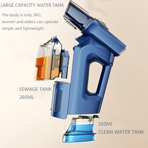 8500Pa Cordless Handheld Vacuum Cleaner - 2kg Lightweight Rechargeable Wet Dry Vacuum with Live Water Filtration