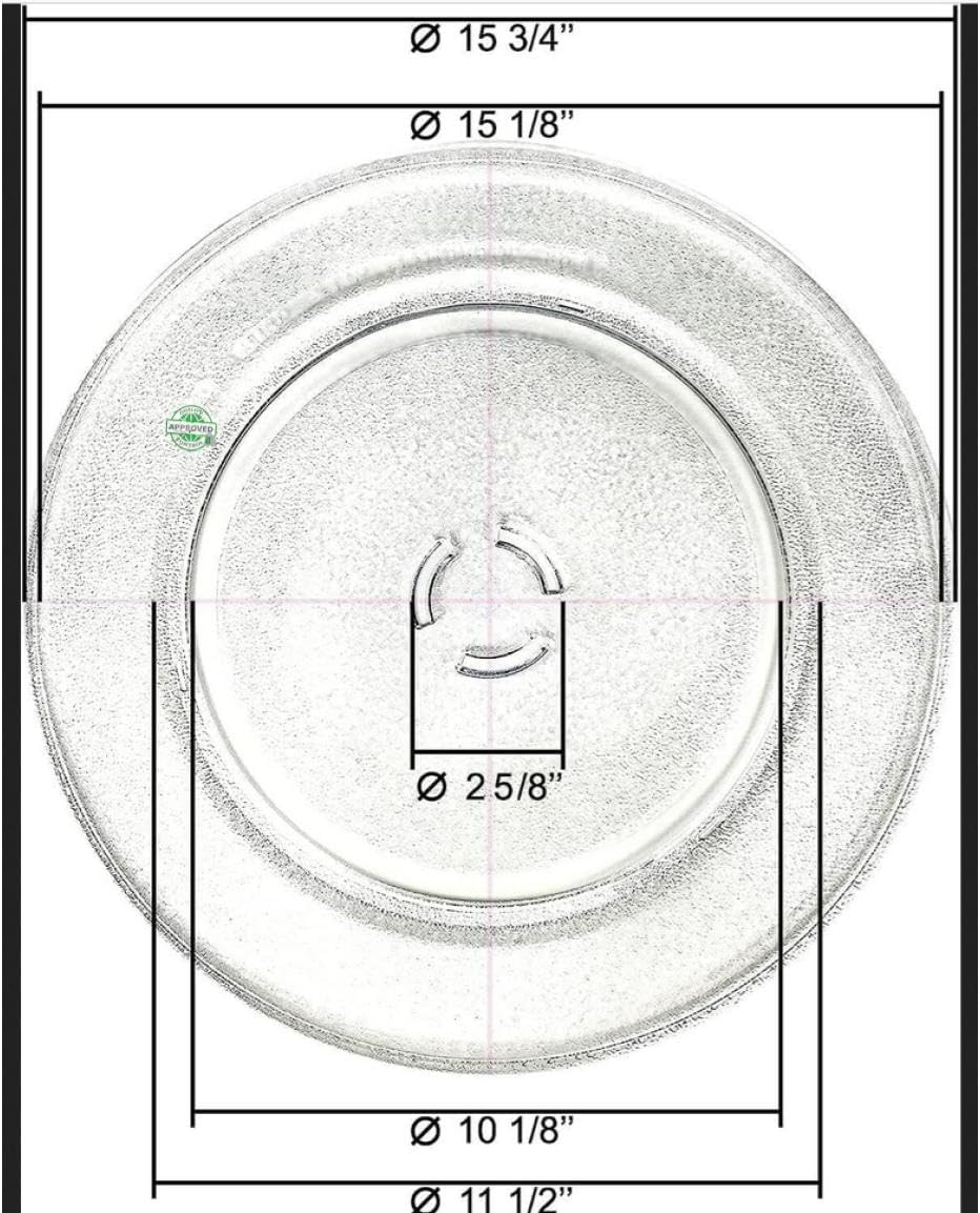EAP11723131 PS11723131 AP5985081 CKD985081X compatible with Kitchenaid Microwave Cooking Tray fits old number EAP11723131 PS11723131 AP5985081