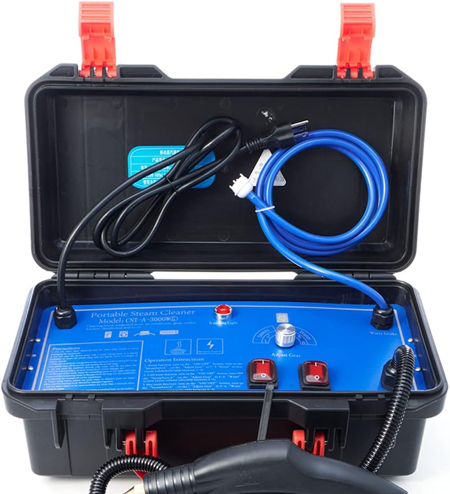 110V 1400W Portable Steam Cleaner High Temperature Pressure Compact Steamer Cleaner Household Car Electric Steaming Cleaning Machine