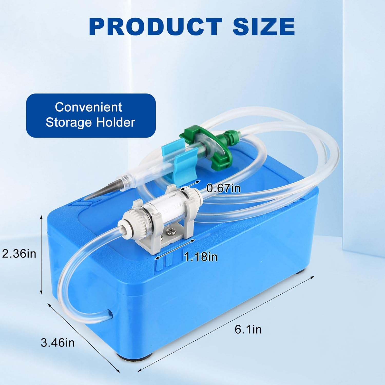 HVCK-01 Hea/ring Ai/d Vacuum Cleaner, 70 Kpa Strong Suction Removes Ea/rwax, Upgraded Non-Clogging Tube Filter