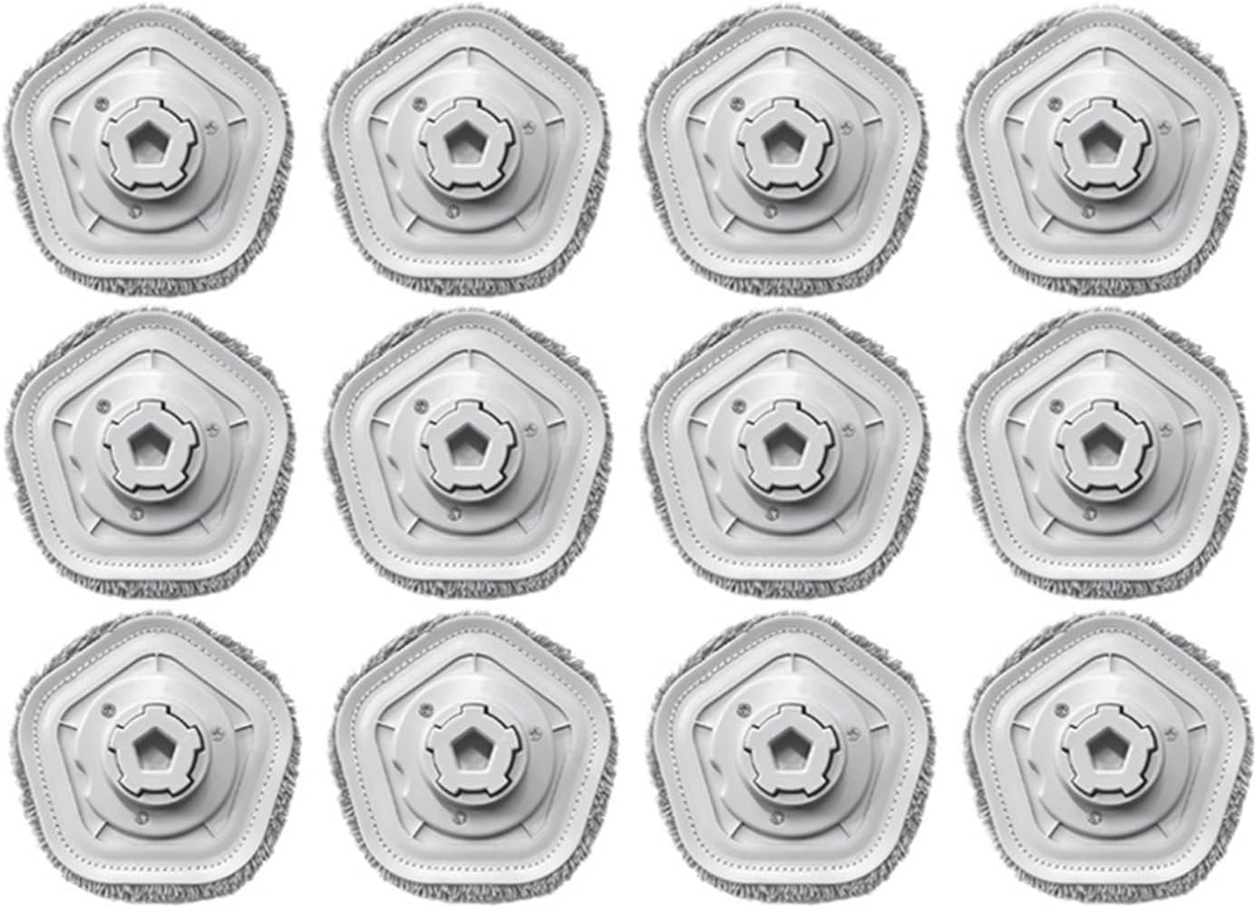 MUSM ,Compatible for Xiaomi, Compatible for Dreame，Bot W10 & W10 Pro Mop Pad Spare Parts Vacuum Cleaner Self-Cleaning Robot Vacuum and Mop Accessories Mop Cloth(18PCS)