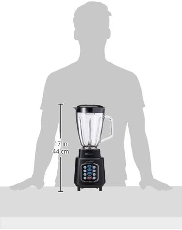 Koblenz LKM-8510 EVN Kitchen Magic Collection 1.5-Liter 10-Blending-Programs Glass-Jar Blender, One Size, Black