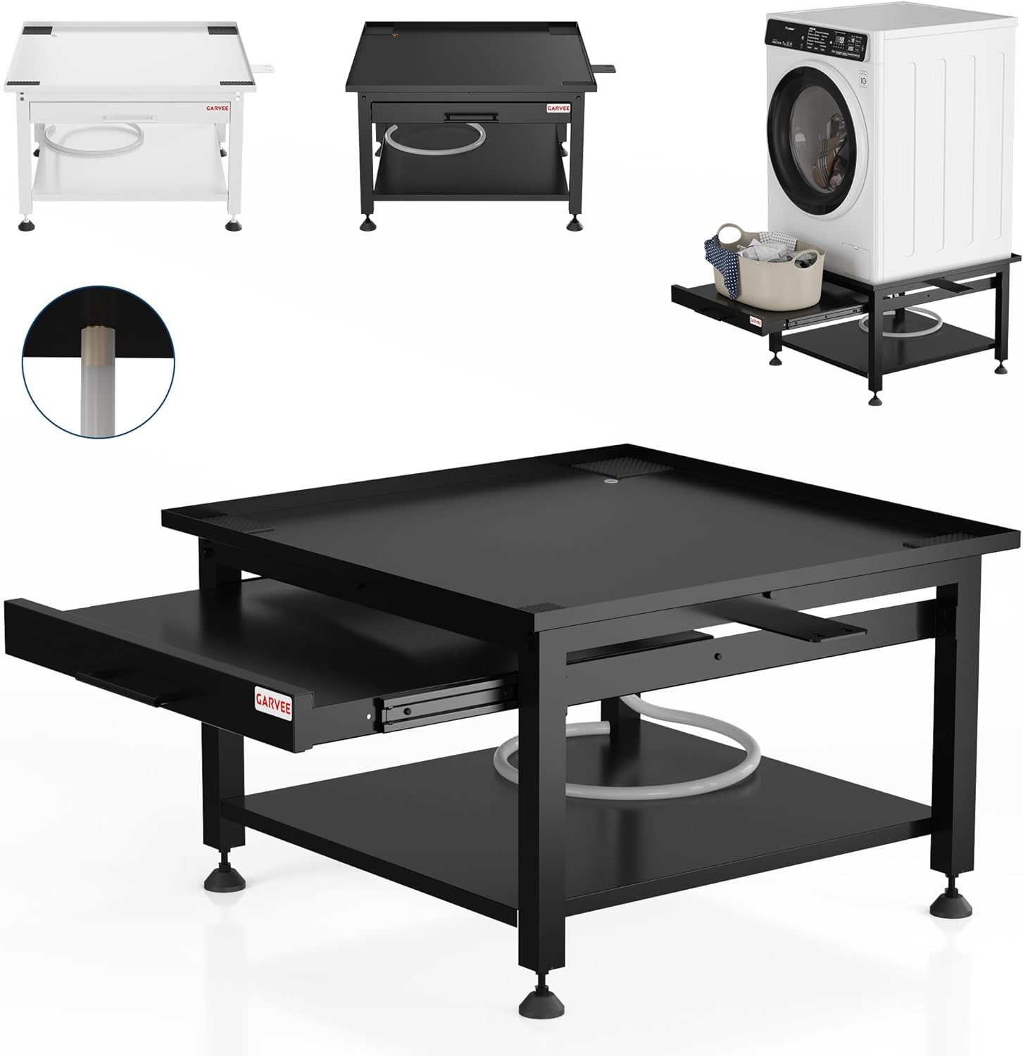 Heavy Duty Laundry Pedestal Stand for Washer and Dryer – 24