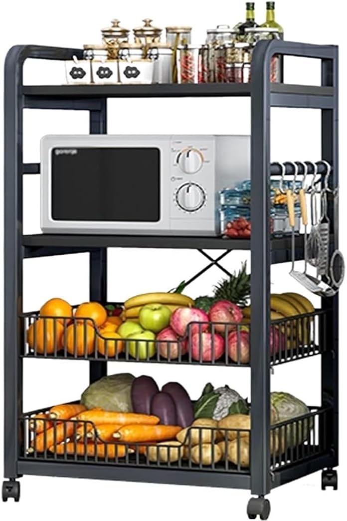 Microwave Stand Microwave Stand Microwave Oven Rack Microwave Rack Kitchen Baker Rack Utility Storage Shelf Microwave Stand Industrial Microwave Oven Stand For Spices Microwave Shelf Microwave Stand S