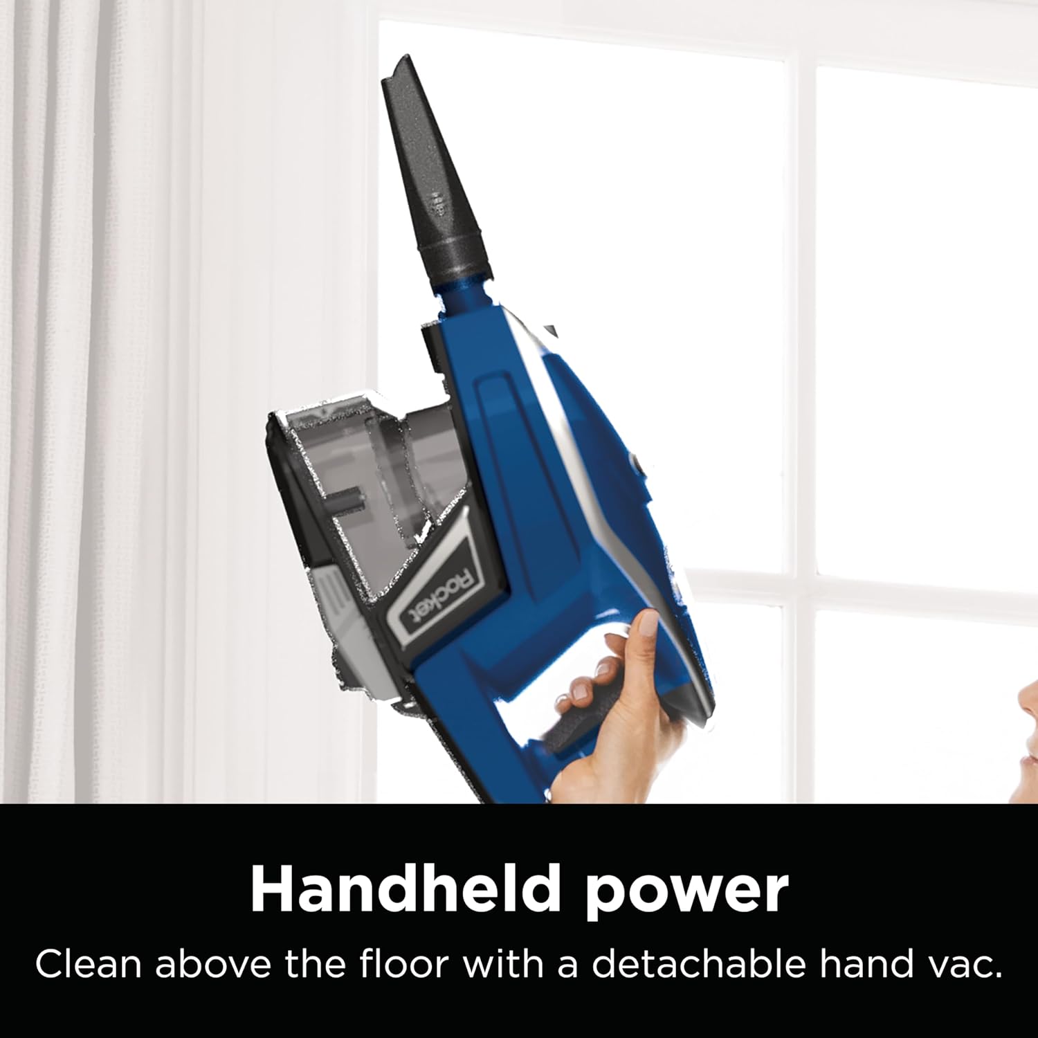 Nostalgia Retro Countertop Microwave Oven - Large 800-Watt - 0.9 cu ft & Shark HV343AMZ Rocket Corded Stick Vacuum with Self-Cleaning Brushroll,