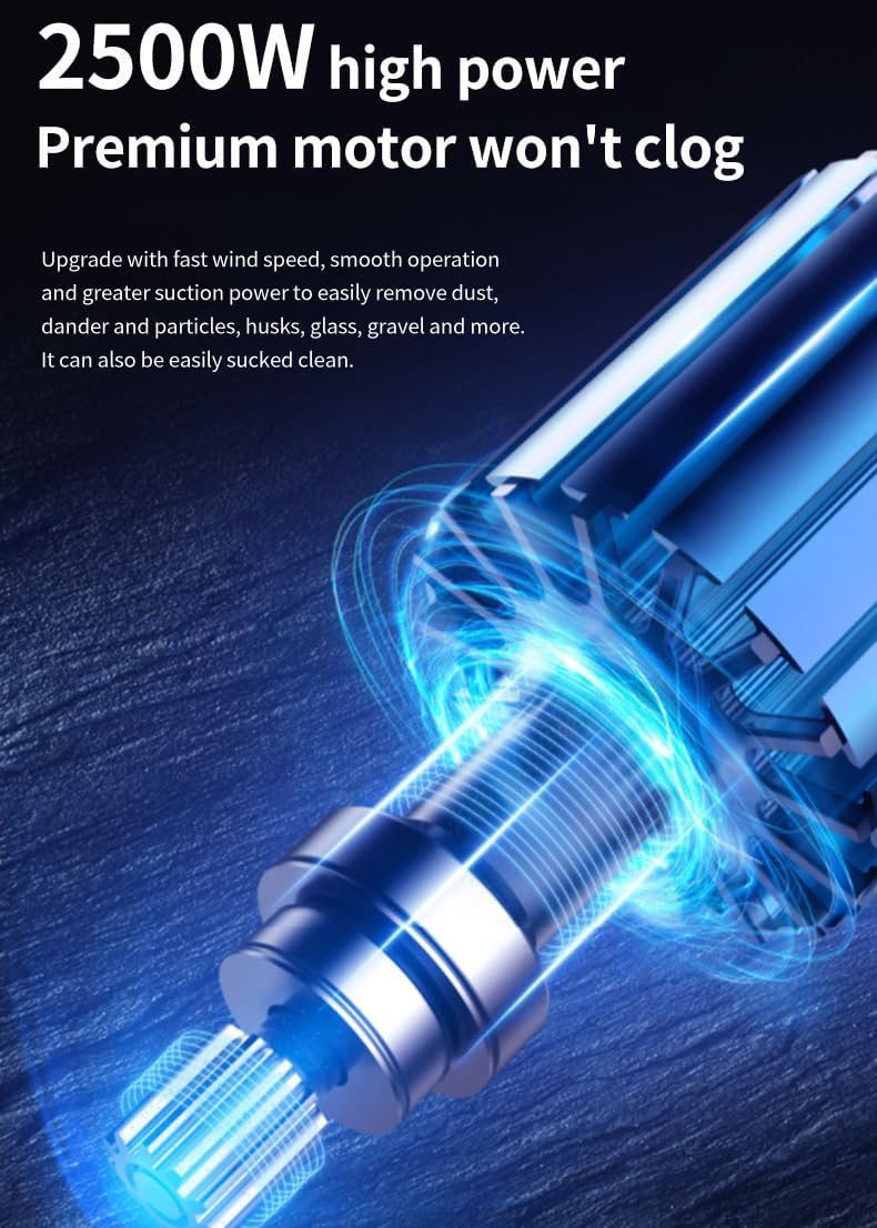 Cyclonic Bagless Cylinder Vacuum Cleaner, Lightweight and Low Noise, Extendable Hose, Carpet and Hard Floor Cleaner