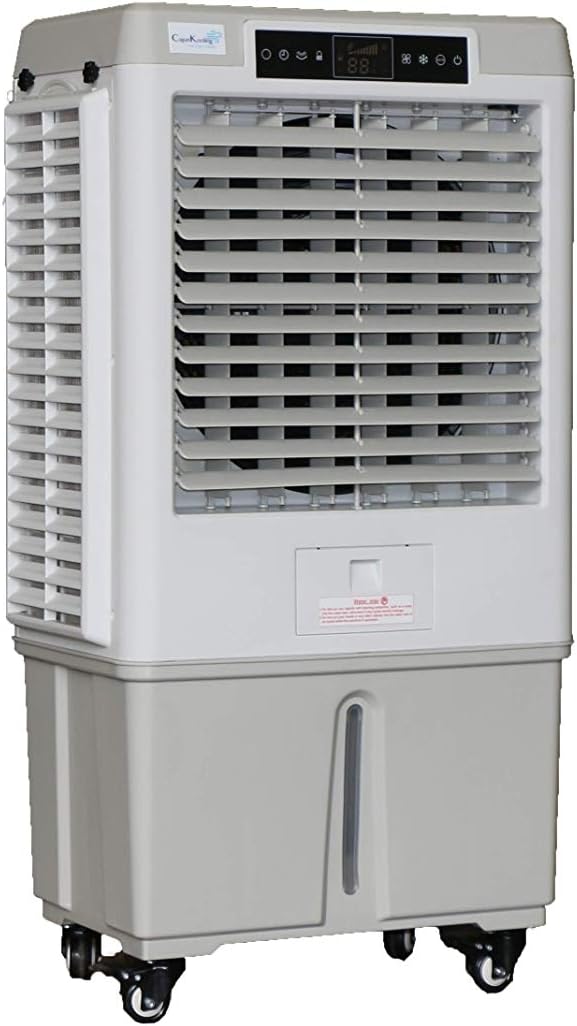 Cajun Kooling CK3000-S Evaporative Portable Swamp Cooler - 10 Gal Tank - 500 sq Ft Coversage - Variable Speeds - High Power 3000CFM - Outdoor Cooling for Tailgates, Patios, Camping, Barns, Shops