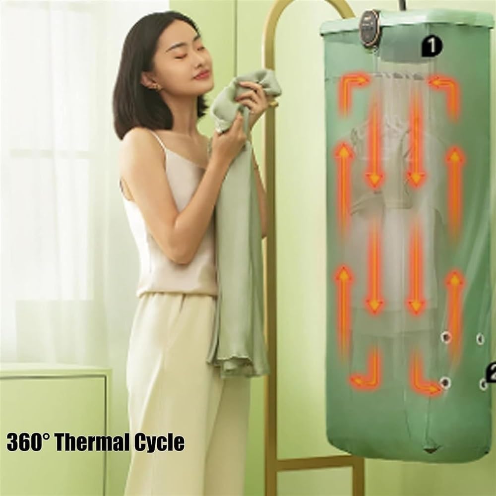 Fashionable Portable Clothes Dryers, Foldable 220v/400w Folding Mini Drying Rack with 212 * 289 * 82mm 10KG Weight Bearing Weight 1.4kg, Electric Clothes Dryer