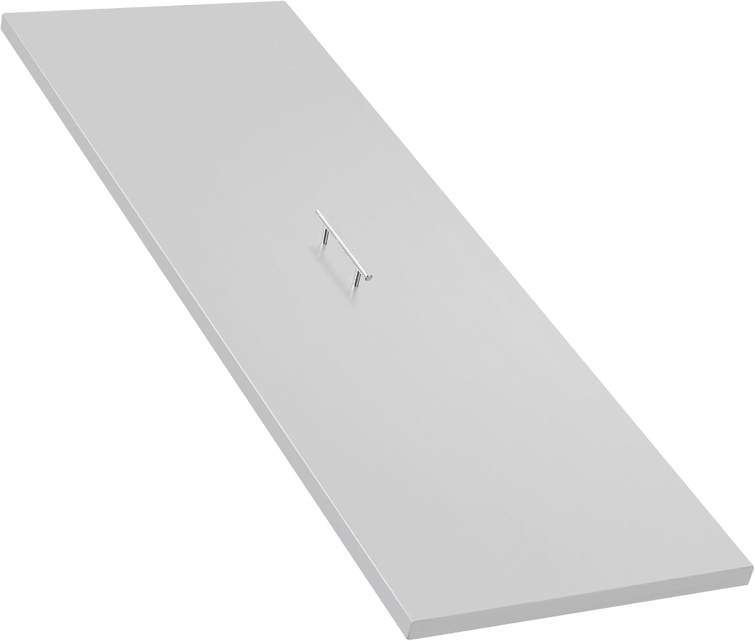 Fire Pit Spark Screen Cover for Campfires - Easy Lift Stainless Steel, Mesh Protector, Guide Rod Included, Outdoor Patio & Backyard Accessory，51 * 17 * 1inch