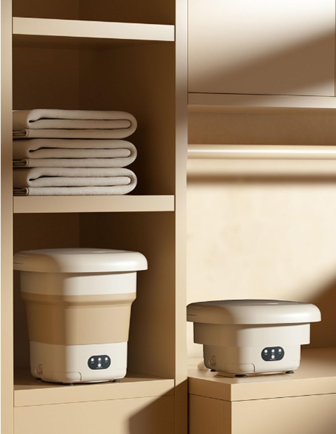 Portable Washing Machine, Mini Washer For College Rooms To Cleaning Sock, Underwear, Collapsible Washing Machines, Space Saving