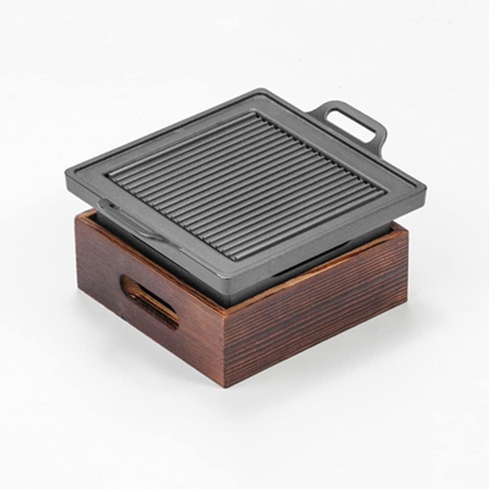 Smokeless Portable BBQ Grill Korean Japanese Barbecue Grill Charcoal BBQ Oven Alcohol Stove Household Non-Stick Cooking Tools