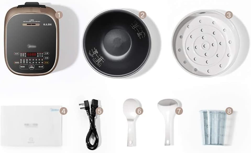 Rice cooker, with steamer, 24 s appointment, household 3L-1000W, smart insulation, multi-function small appliances