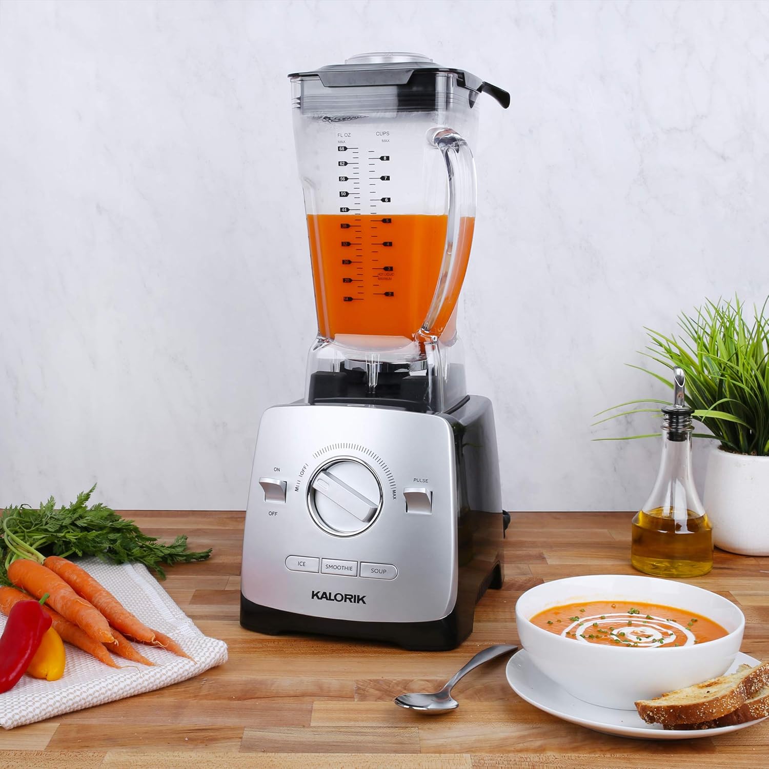 Kalorik® BL 44440 S 1800W Peak, High-Powered Blender, Silver