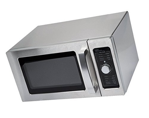 Special Offer Stainless Steel Commercial Microwave with Dial Control- 0.9 cu Ft - 120V, 1000W