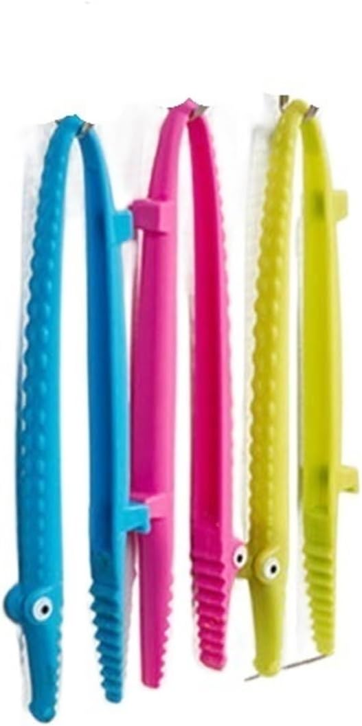 Tweezers Kitchen Accessories Vegetable Fruit Tools Animal Shaped Baking Clips Food Bread Tweezer Barbecue BBQ Tongs(Blue)