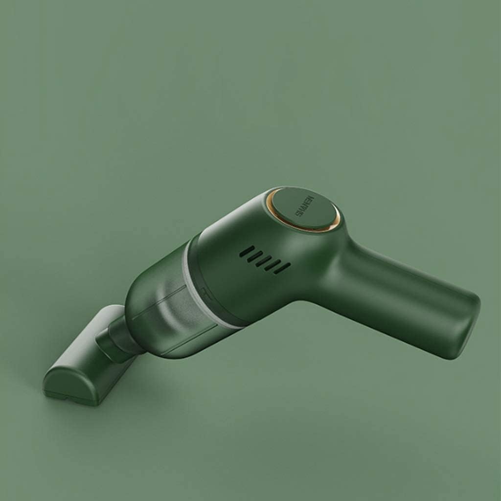 Car Vacuum Cleaner New Upgrade Wireless Charging Powerful Mini High-Power 8000Pa Suction Handheld Used in Homes and Cars(Color:Green), Size