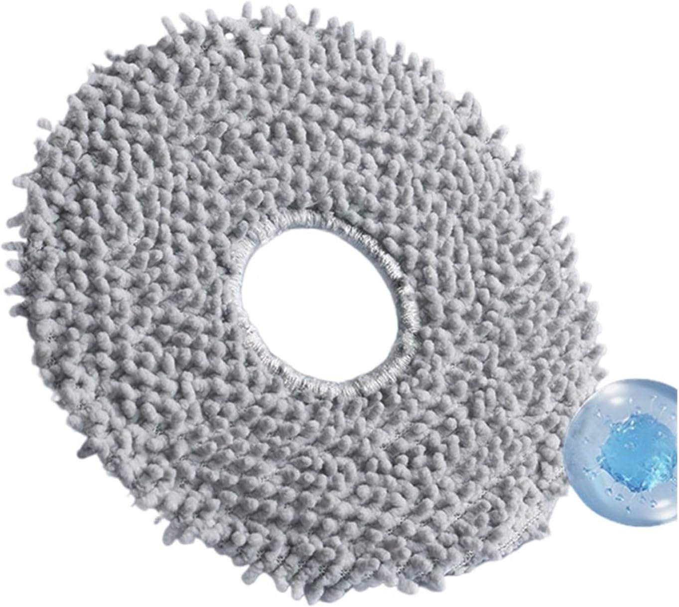 Compatible with Roborock Q Revo MaxV/Q Revo S/Q Revo Pro Robot Vacuums Cleaner Accessory Dust Bag Main Side Brush Hepa Filter Mop Cloths Spare(Brown)