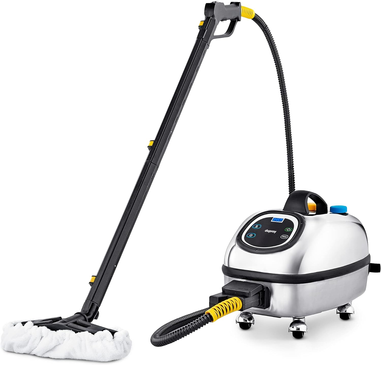 Dupray Hill Injection Steam Cleaner. A commercial-grade steamer, made in Italy, designed for professional deep cleaning, offering powerful performance and durability. *Kills 99.9% of Germs