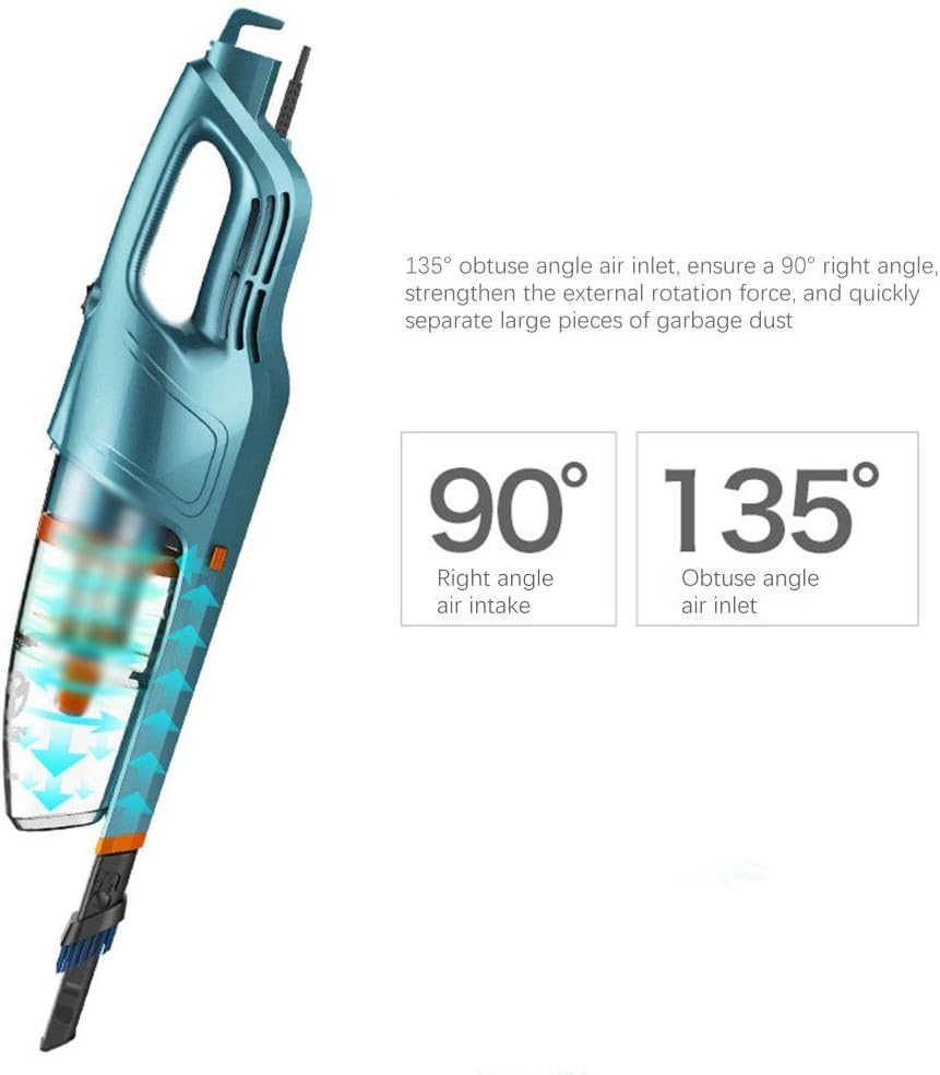 Hard Floor Vacuum Handheld Vertical Vacuum Cleaner Handheld and Putter Dual Purpose 14000Pa Powerful Suction Dust Collector Steel Filter Cleaner Machine Aspirator