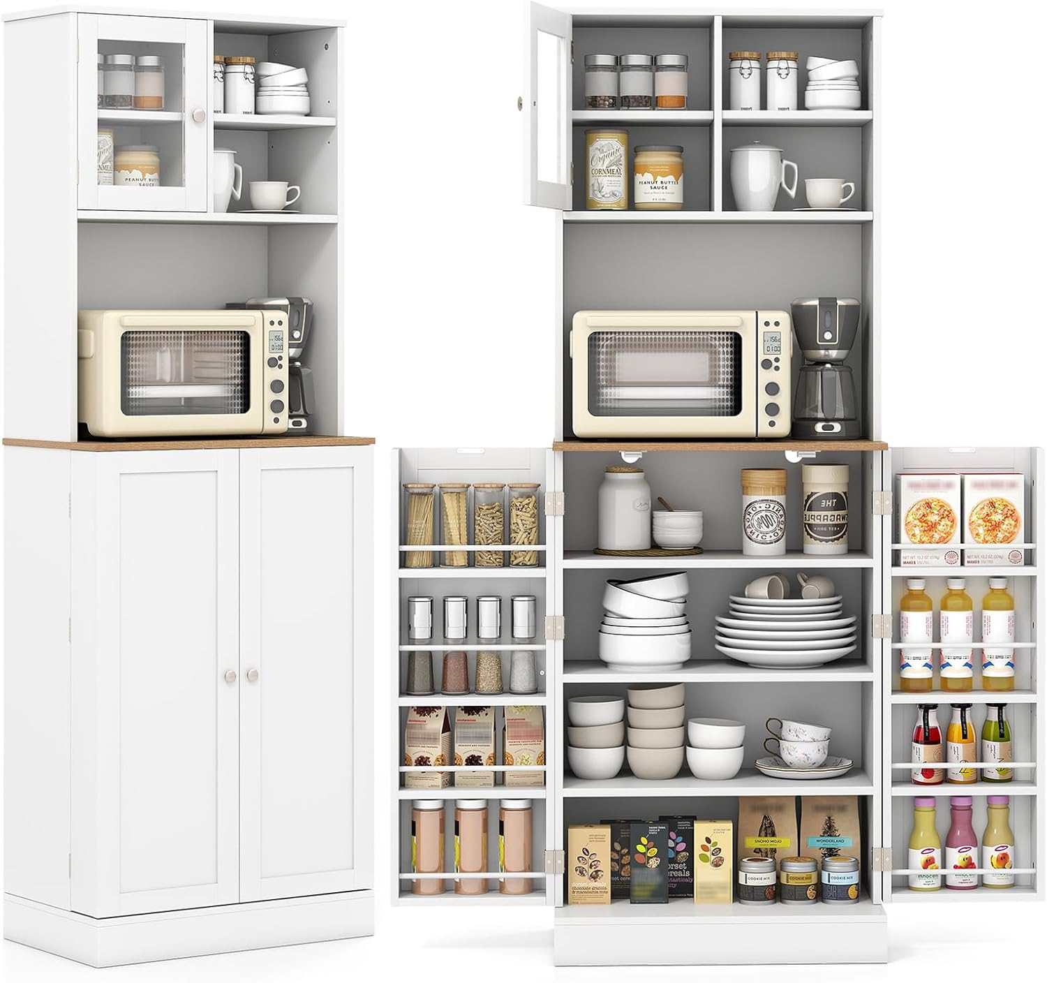 Giantex Kitchen Hutch Cabinet, 67