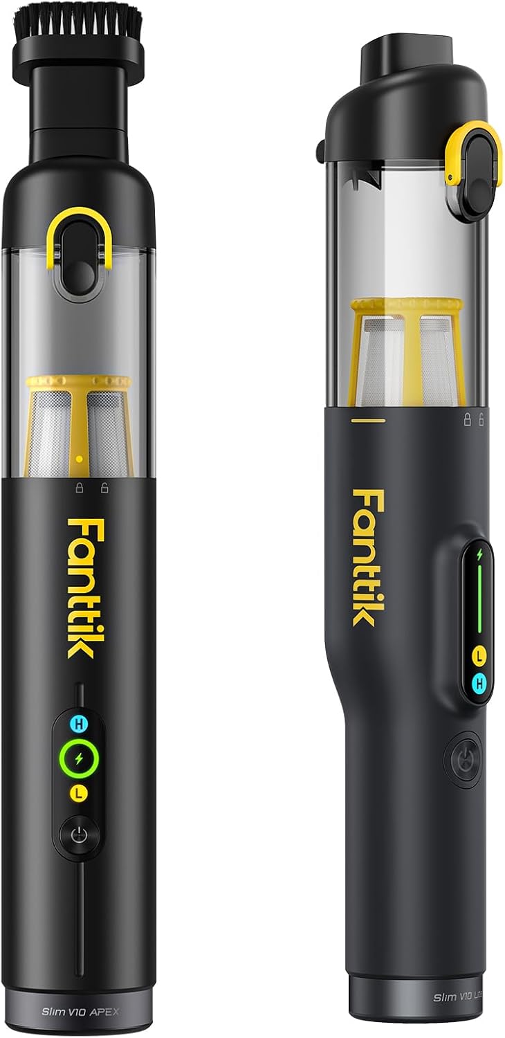Fanttik Slim V10 APEX Cordless Car Vacuum Slim V10 Lite Cordless Handheld Vacuum